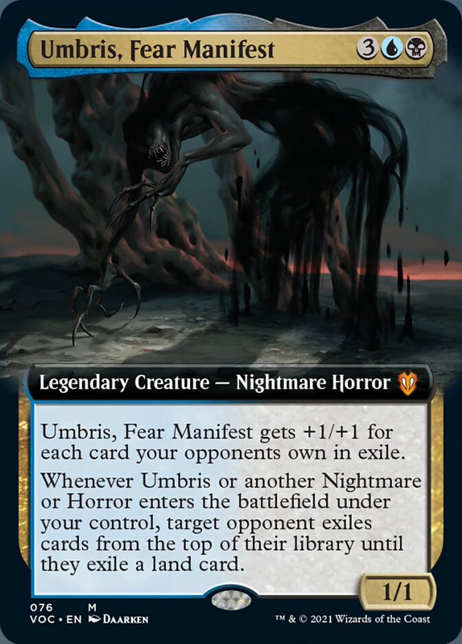 Umbris, Fear Manifest (Extended) [Innistrad: Crimson Vow Commander] | Webway Games