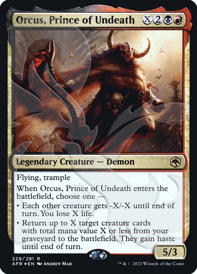Orcus, Prince of Undeath (Ampersand Promo) [Dungeons & Dragons: Adventures in the Forgotten Realms Promos] | Webway Games