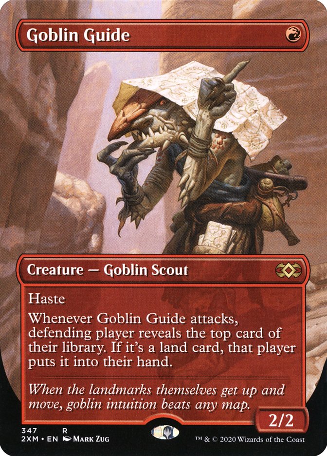 Goblin Guide (Borderless) [Double Masters] | Webway Games