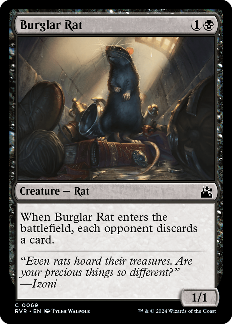Burglar Rat [Ravnica Remastered] | Webway Games