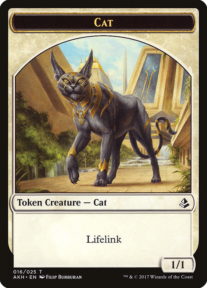 Cat Token [Amonkhet Tokens] | Webway Games