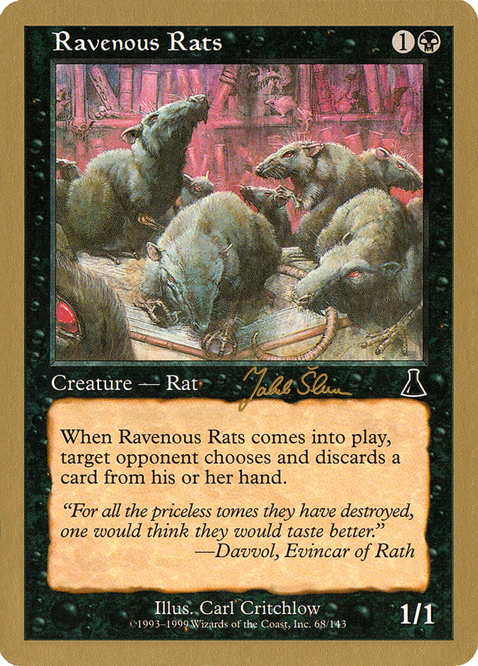 Ravenous Rats (Jakub Slemr) [World Championship Decks 1999] | Webway Games