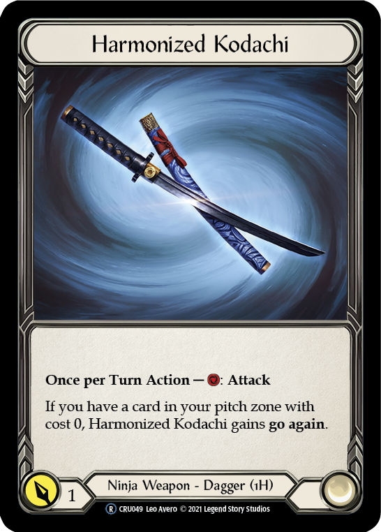 Harmonized Kodachi [CRU049] Unlimited Normal | Webway Games
