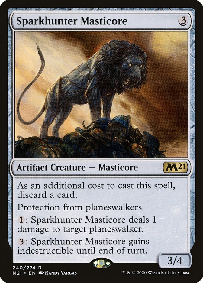 Sparkhunter Masticore [Core Set 2021] | Webway Games