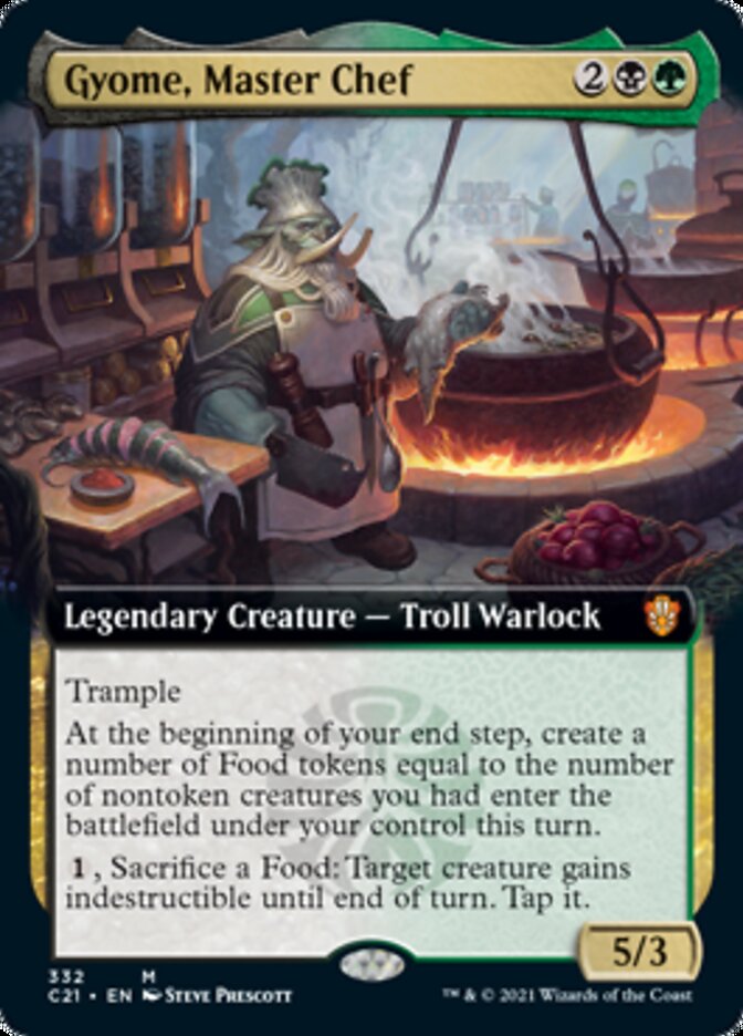 Gyome, Master Chef (Extended) [Commander 2021] | Webway Games