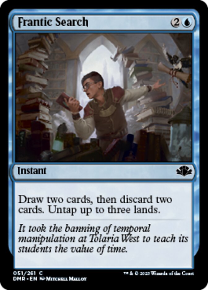 Frantic Search [Dominaria Remastered] | Webway Games