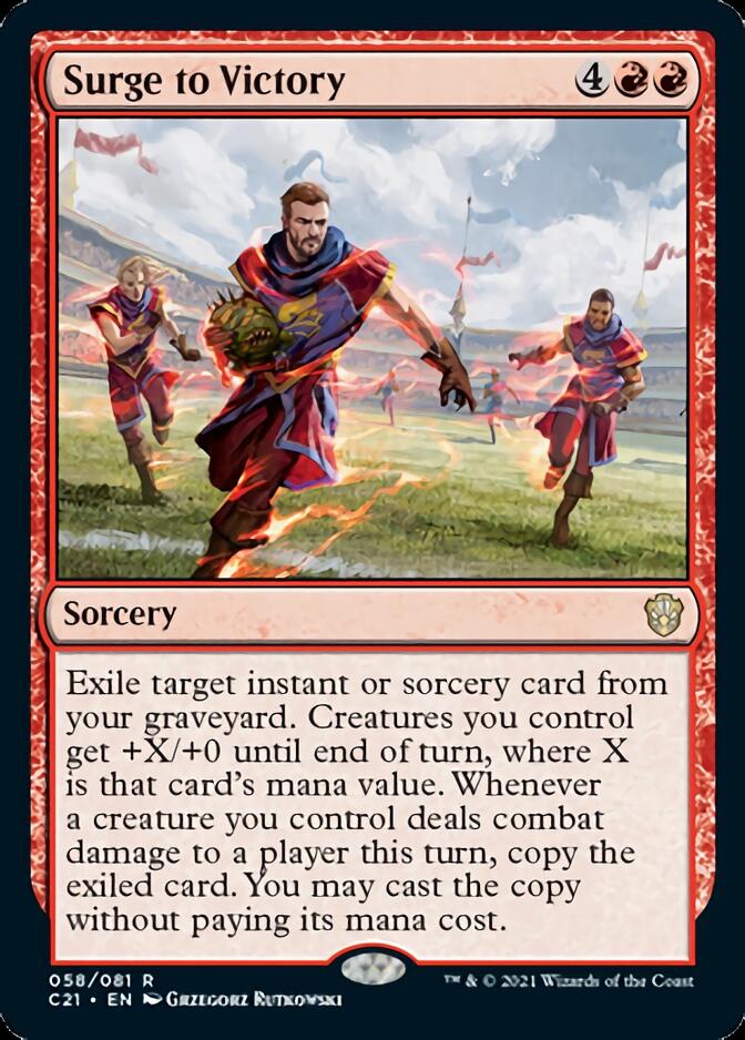 Surge to Victory [Commander 2021] | Webway Games