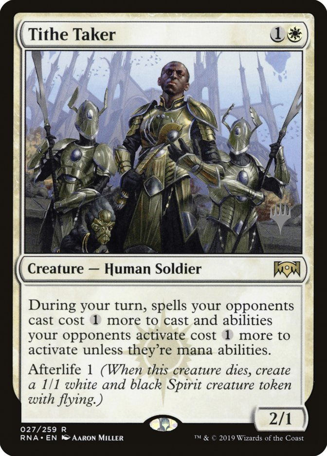 Tithe Taker (Promo Pack) [Ravnica Allegiance Promos] | Webway Games