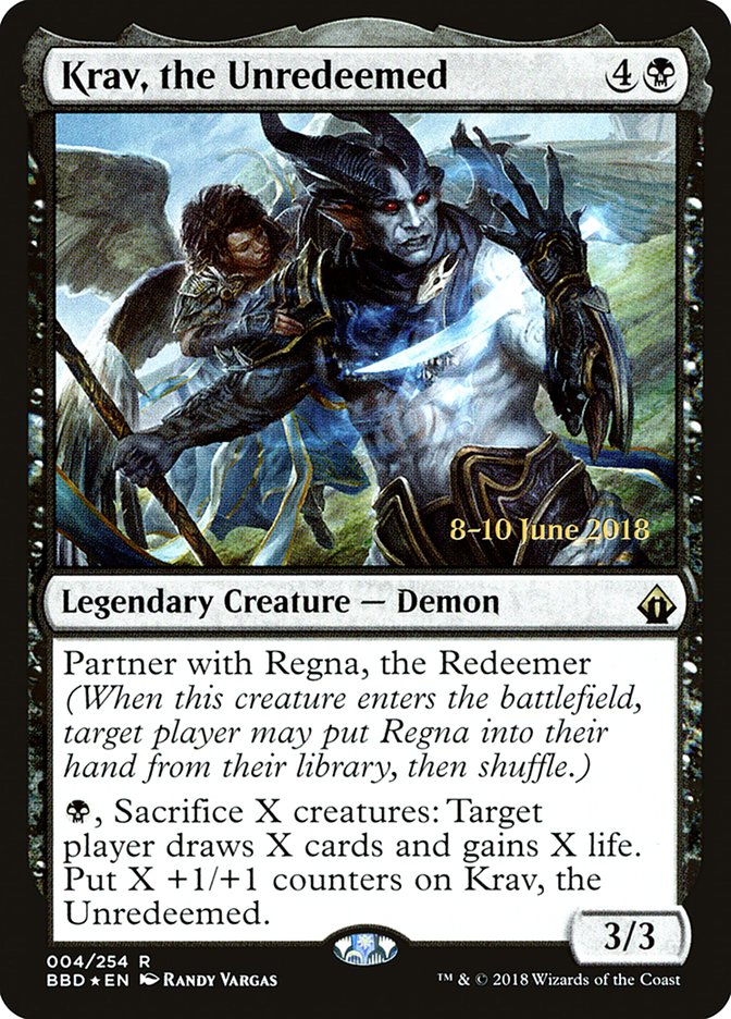 Krav, the Unredeemed  [Battlebond Prerelease Promos] | Webway Games