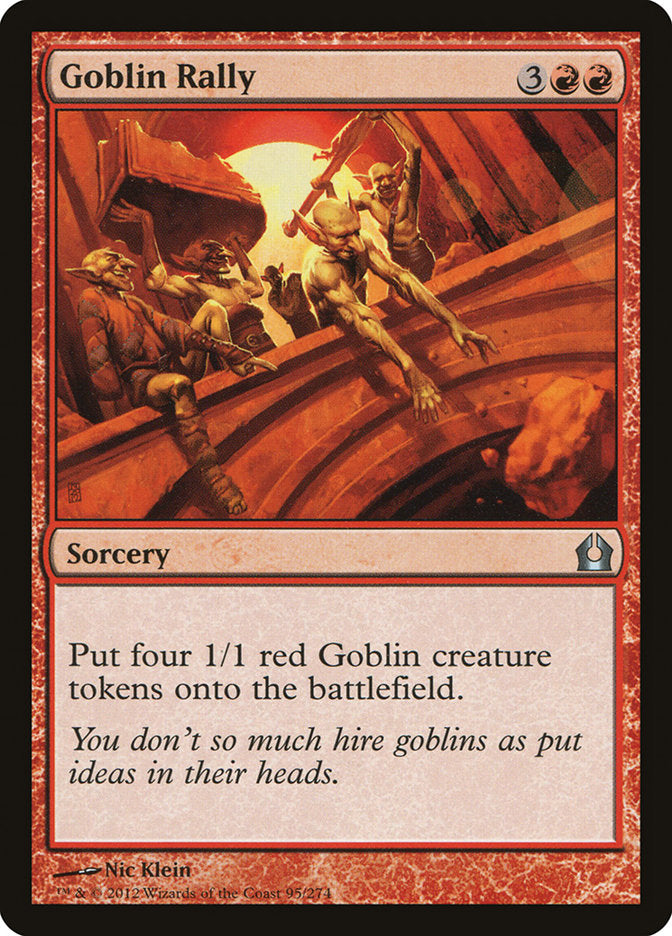 Goblin Rally [Return to Ravnica] | Webway Games