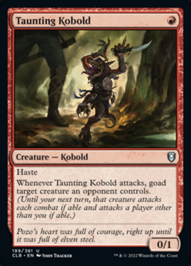 Taunting Kobold [Commander Legends: Battle for Baldur's Gate] | Webway Games