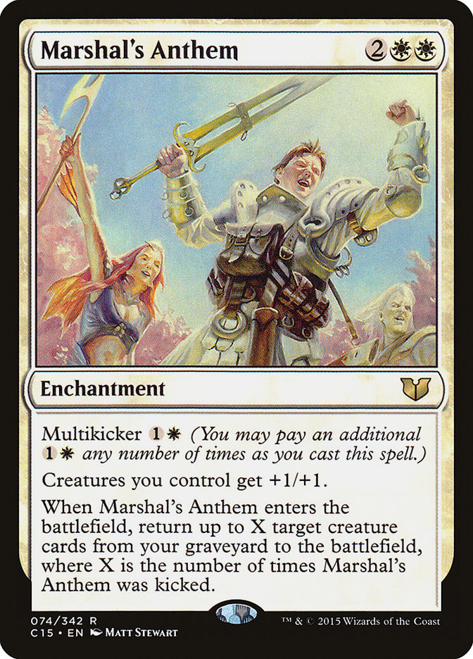 Marshal's Anthem [Commander 2015] | Webway Games