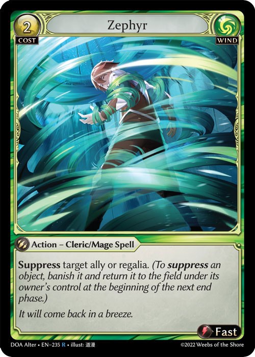 Zephyr (235) [Dawn of Ashes: Alter Edition] | Webway Games