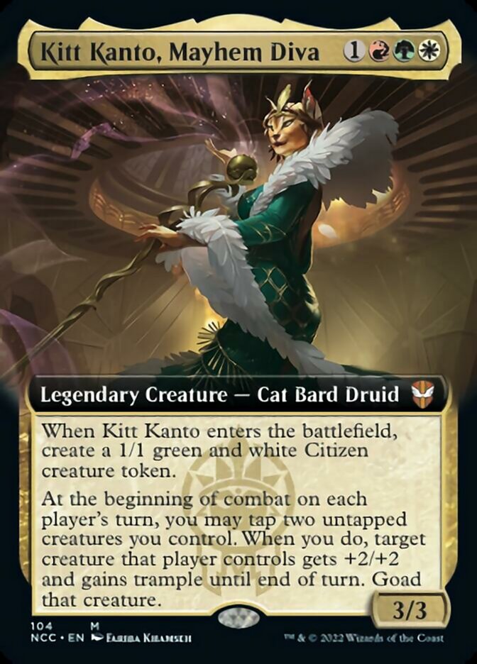 Kitt Kanto, Mayhem Diva (Extended Art) [Streets of New Capenna Commander] | Webway Games