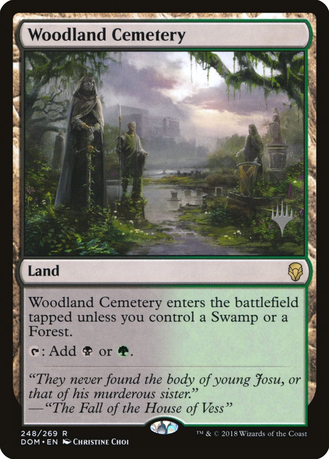 Woodland Cemetery (Promo Pack) [Dominaria Promos] | Webway Games