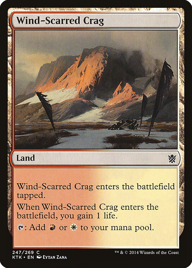Wind-Scarred Crag [Khans of Tarkir] | Webway Games