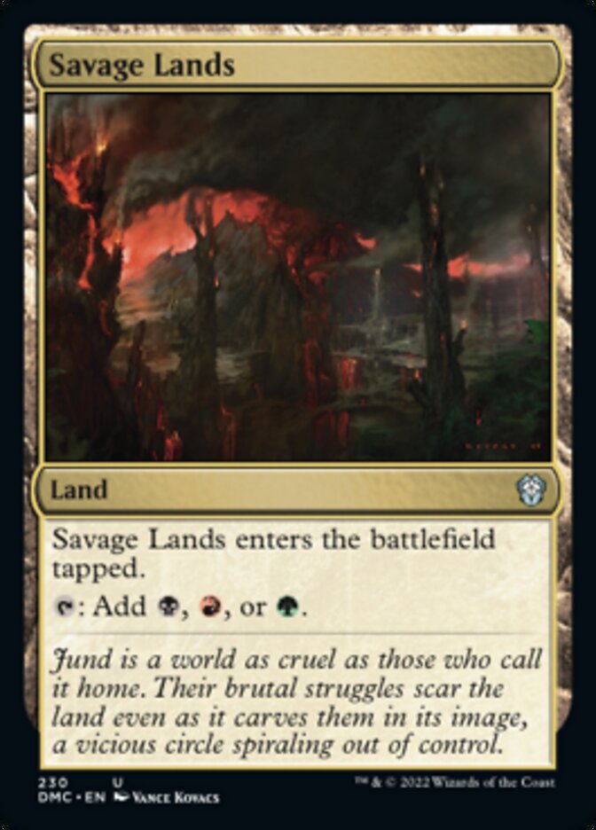 Savage Lands [Dominaria United Commander] | Webway Games