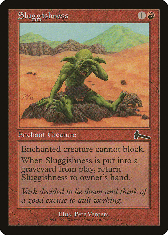 Sluggishness [Urza's Legacy] | Webway Games