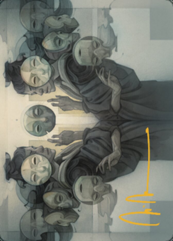 Vesuvan Duplimancy Art Card (Gold-Stamped Signature) [Dominaria United Art Series] | Webway Games