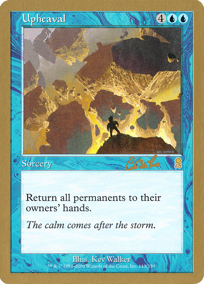 Upheaval (Carlos Romao) [World Championship Decks 2002] | Webway Games
