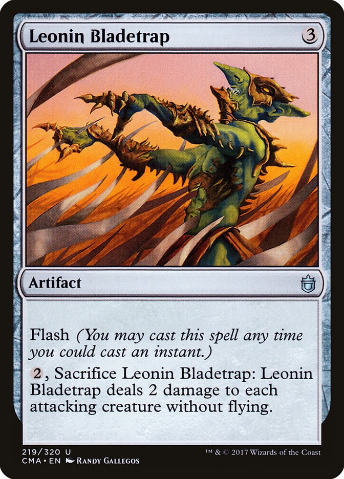 Leonin Bladetrap [Commander Anthology] | Webway Games