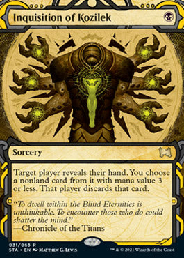 Inquisition of Kozilek (Etched Foil) [Strixhaven Mystical Archive] | Webway Games