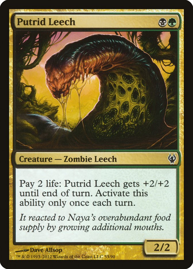 Putrid Leech [Duel Decks: Izzet vs. Golgari] | Webway Games