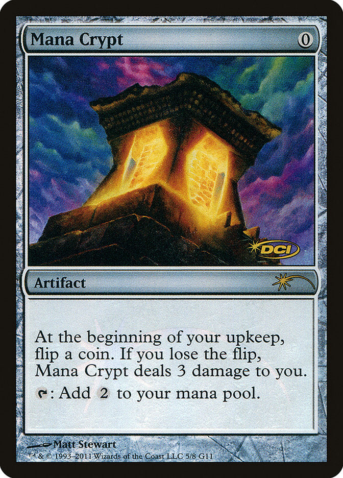 Mana Crypt [Judge Gift Cards 2011] | Webway Games