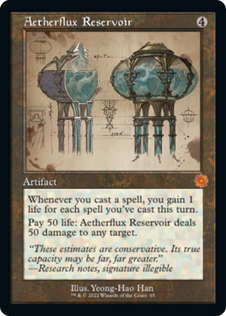 Aetherflux Reservoir (Retro Schematic) [The Brothers' War Retro Artifacts] | Webway Games