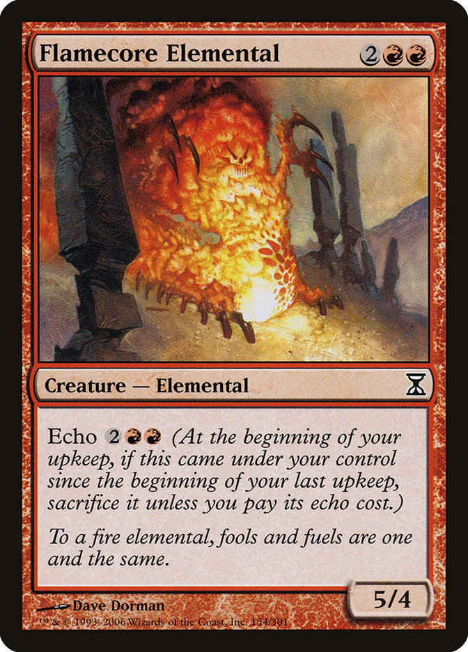 Flamecore Elemental [Time Spiral] | Webway Games