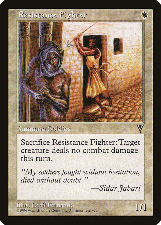Resistance Fighter [Visions] | Webway Games