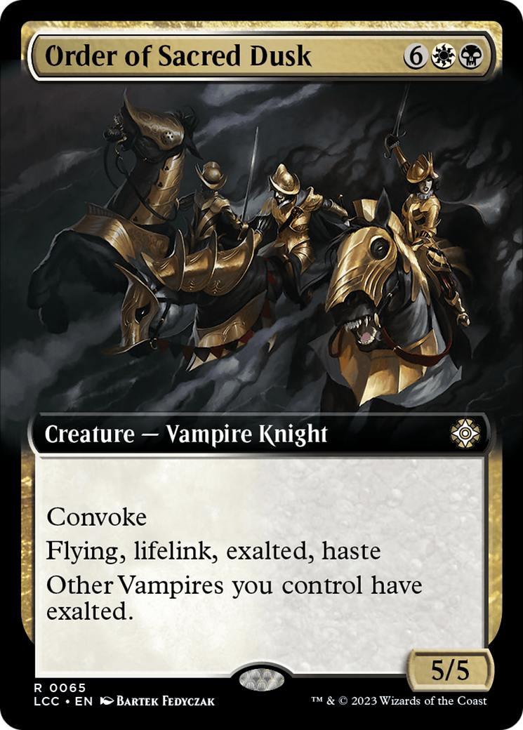 Order of Sacred Dusk (Extended Art) [The Lost Caverns of Ixalan Commander] | Webway Games