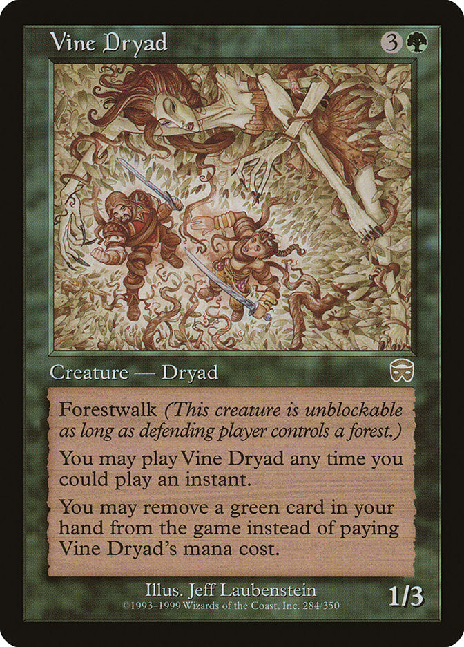 Vine Dryad [Mercadian Masques] | Webway Games