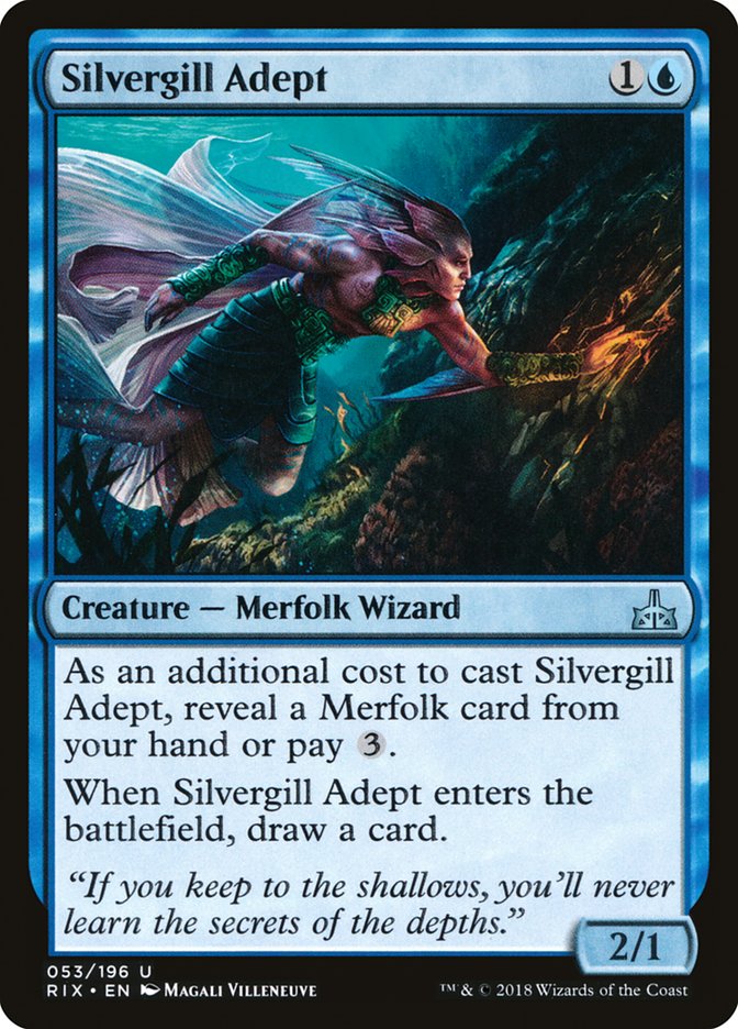 Silvergill Adept [Rivals of Ixalan] | Webway Games