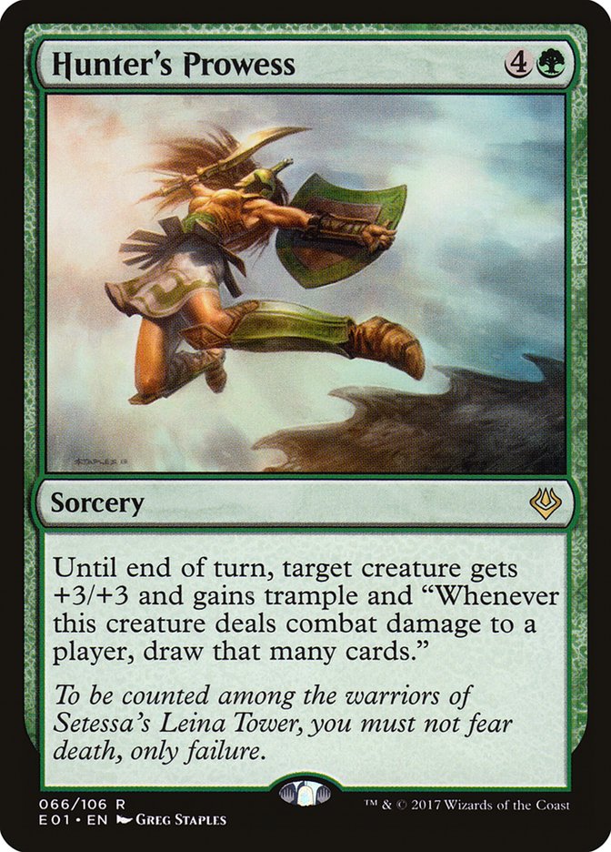 Hunter's Prowess [Archenemy: Nicol Bolas] | Webway Games