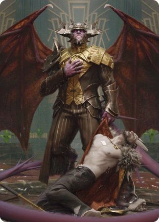 Ob Nixilis, the Adversary 1 Art Card [Streets of New Capenna Art Series] | Webway Games