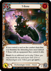 T-Bone (Blue) [EVR075] (Everfest)  1st Edition Rainbow Foil | Webway Games