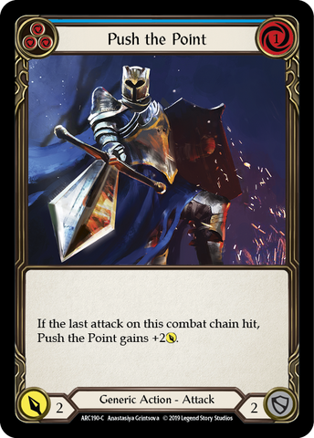 Push the Point (Blue) [ARC190-C] 1st Edition Normal