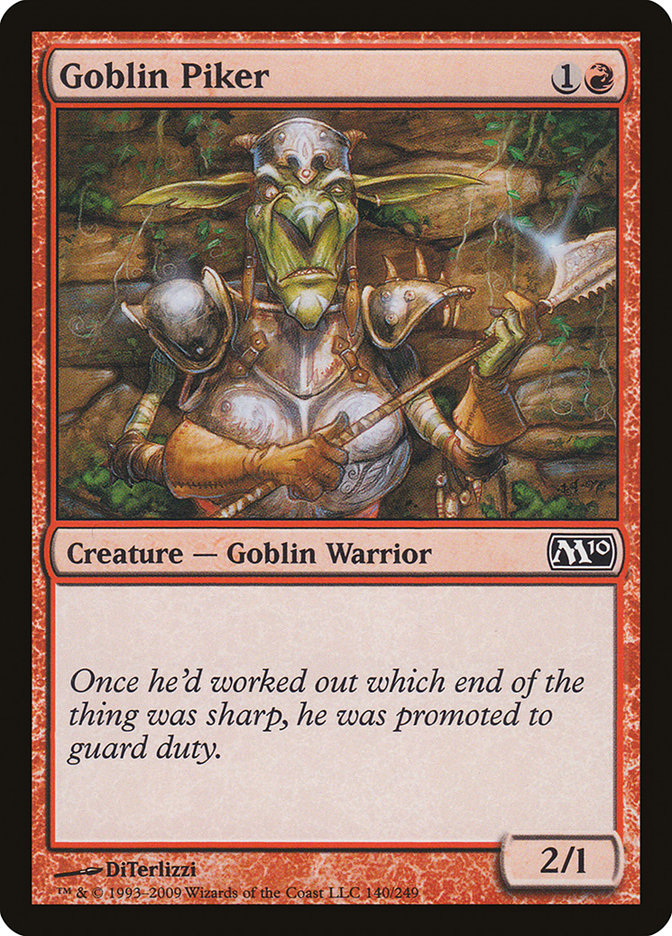 Goblin Piker [Magic 2010] | Webway Games
