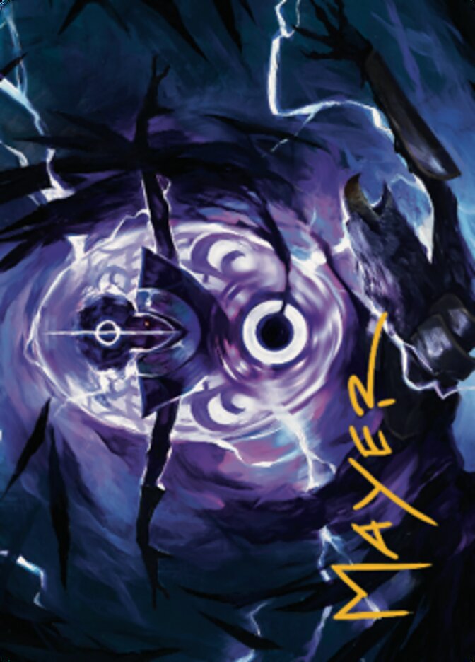 Rona's Vortex Art Card (Gold-Stamped Signature) [Dominaria United Art Series] | Webway Games
