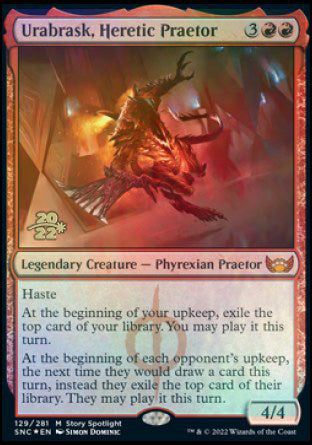 Urabrask, Heretic Praetor [Streets of New Capenna Prerelease Promos] | Webway Games