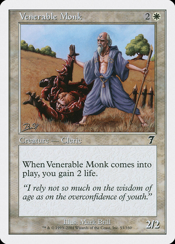 Venerable Monk [Seventh Edition] | Webway Games