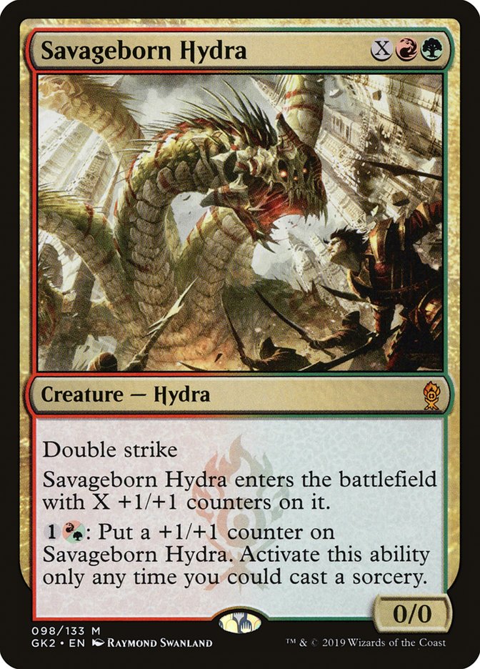 Savageborn Hydra [Ravnica Allegiance Guild Kit] | Webway Games