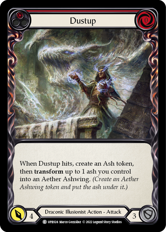 Dustup (Red) [UPR024] (Uprising)  Rainbow Foil | Webway Games
