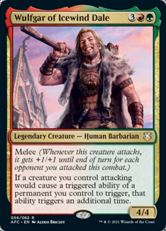 Wulfgar of Icewind Dale [Dungeons & Dragons: Adventures in the Forgotten Realms Commander] | Webway Games