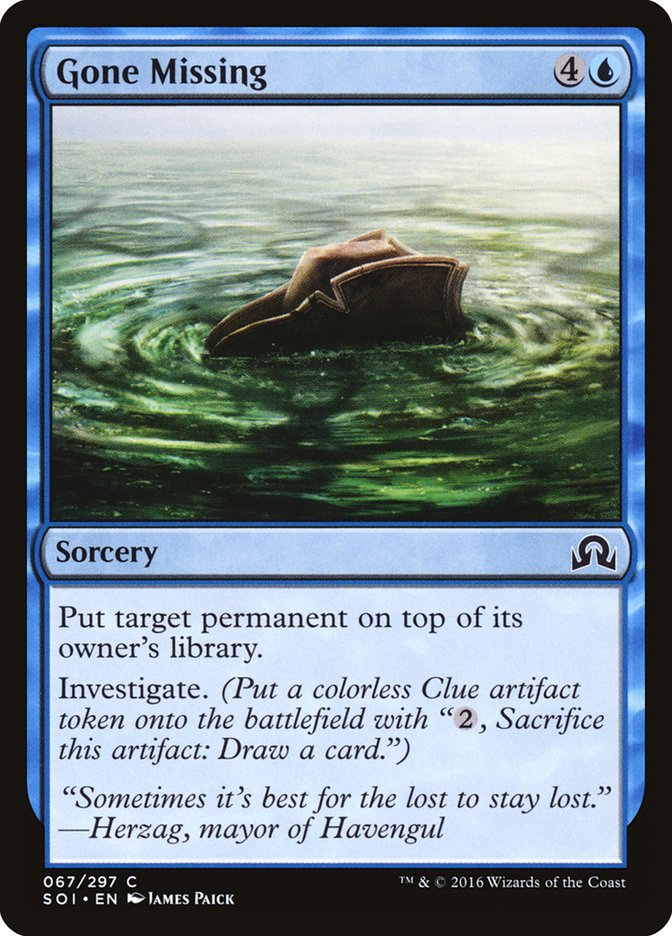 Gone Missing [Shadows over Innistrad] | Webway Games