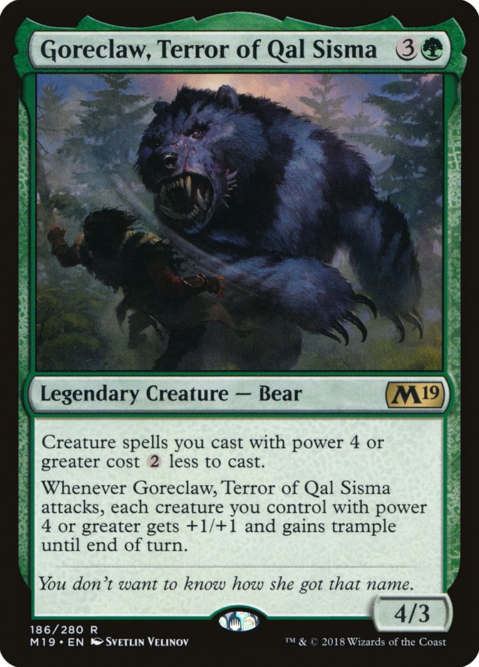 Goreclaw, Terror of Qal Sisma [Core Set 2019] | Webway Games