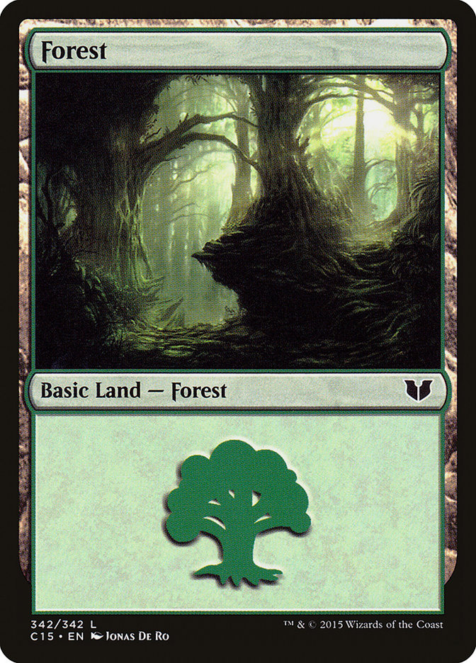 Forest (#342) [Commander 2015] | Webway Games