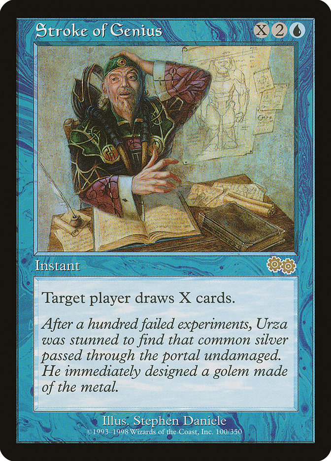 Stroke of Genius [Urza's Saga] | Webway Games