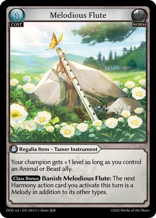Melodious Flute (043) [Dawn of Ashes: 1st Edition] | Webway Games